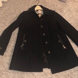 Very stylish Burberry wool pea coat